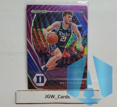 2021 Prizm Draft Picks Matthew Hurt RC #34 Purple Wave Prizm Rookie Grizzlies